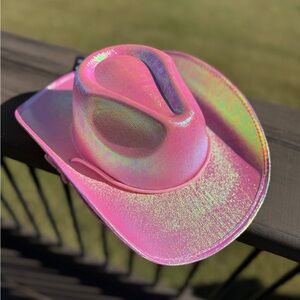 Pink Iridescent Cowboy Hat - NWT